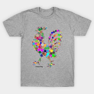 Rooster Color Polka Dot T-Shirt